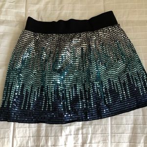 Sequin skirt.